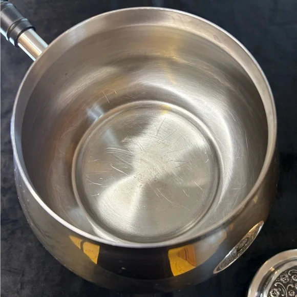 Vintage Oneida Stainless Steel Fondue Pot Set - Picture 5 of 11